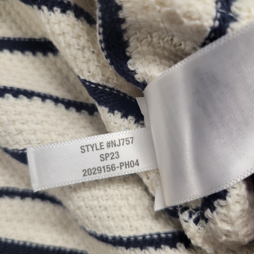 Madewell Cream and Black Striped Button-Up Cardigan - Picture 9 of 11